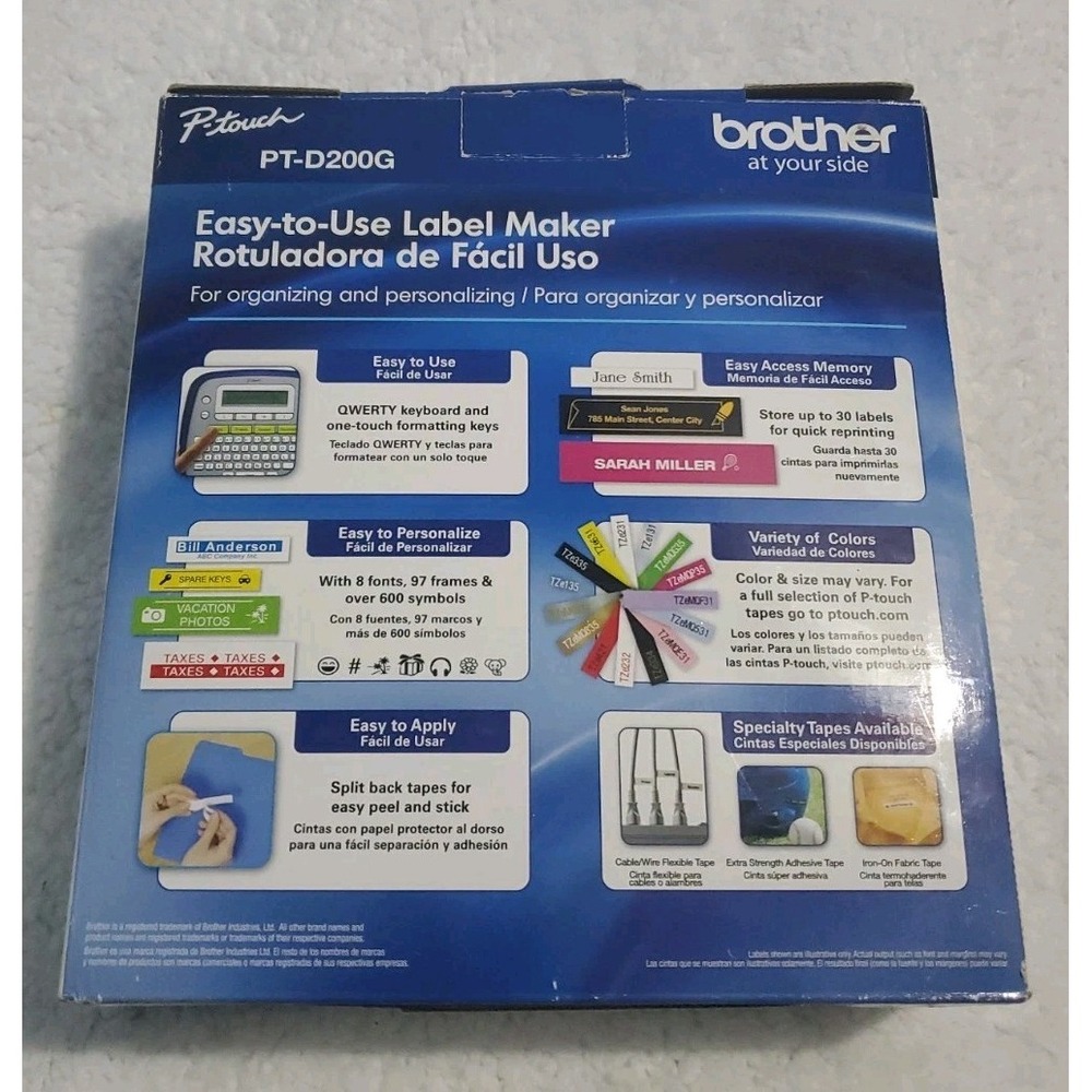 Brother P-Touch PT-D200G Home & Office Label Maker with Easy-to-use Display - Picture 2 of 4